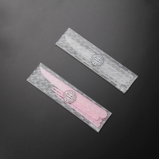Disposable plastic moon cake knife and fork independent packaging birthday cake knife and fork set (1 knife 4 fork)