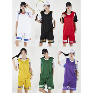 Fake two short sleeve training clothes suit basketball support DIY custom