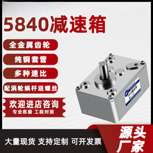 微型直流涡轮蜗杆5840电机减速箱马达减速器配件可配31系列5系列
