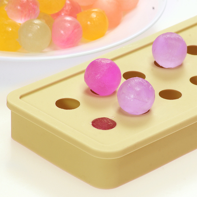 クロスボーダー現物20穴シリカゲルアイスホッケーシリコンdiy流心餡シリカゲル金型シリカゲルアイスボール金型|undefined