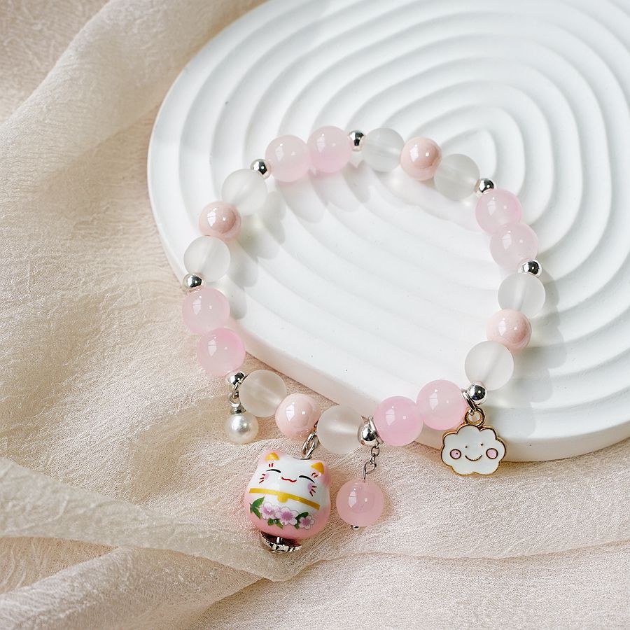 Style Simple Des Nuages Chat Alliage Perlé Bracelets display picture 7