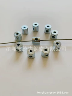 厂家直供黑色金色钢丝绳锁线器 钢丝吊线 拉力头锁线器钢丝绳