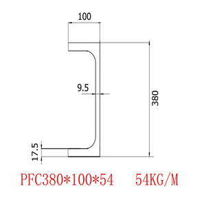 Ӣ�˲��PFC380x100x54���|S275���l���ۃr��