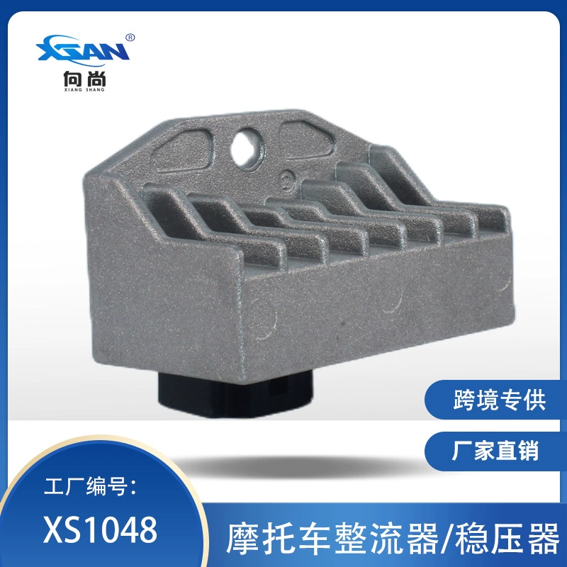 Штепсельная вилка штыря черноты 4 выпрямителя тока раковины мотоцикла алюминиевая соответствующая для WAVE125