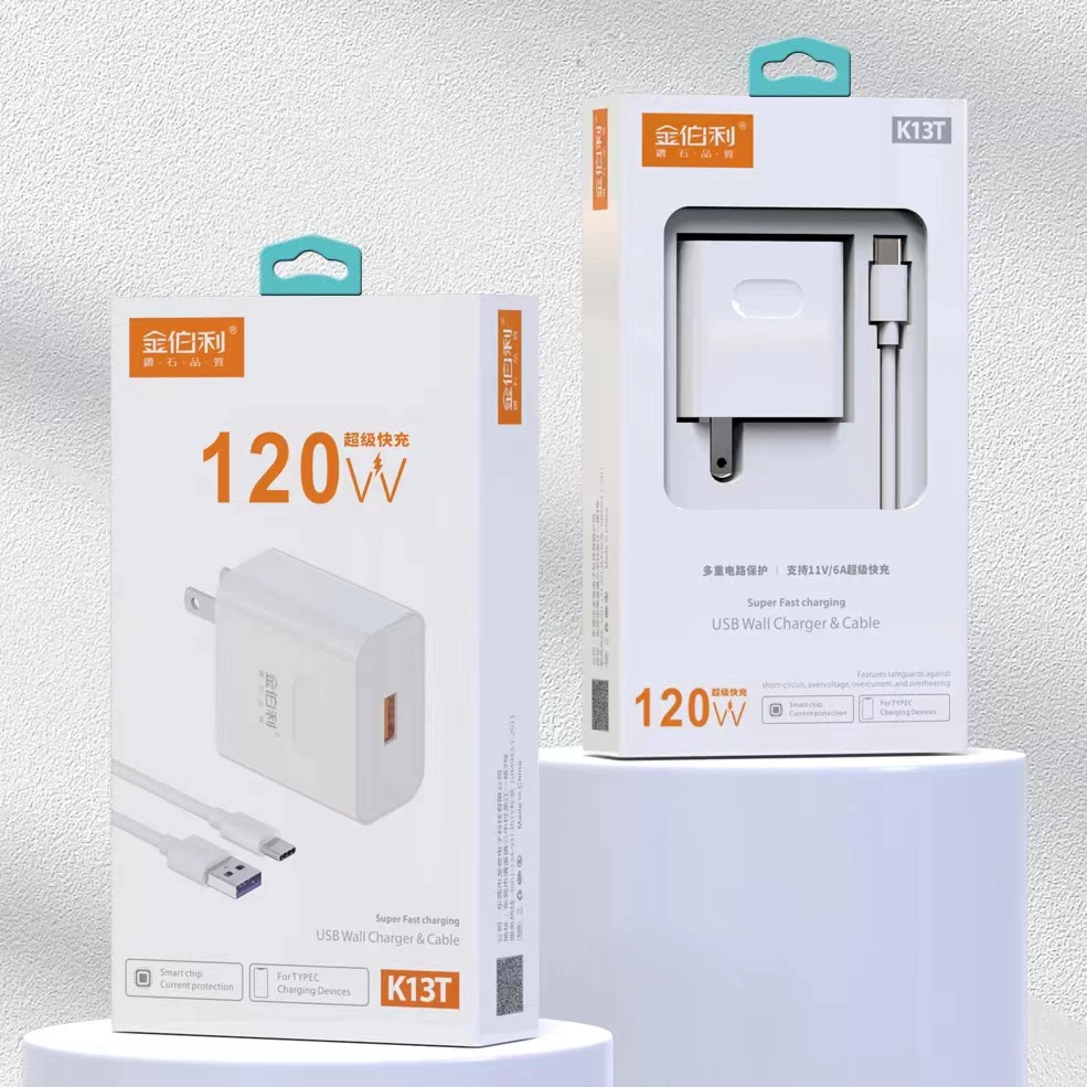 Кардридер 120W быстрая зарядка совместим с OPPO Huawei Xiaomi полный набор быстрой зарядки кабель для быстрой зарядки