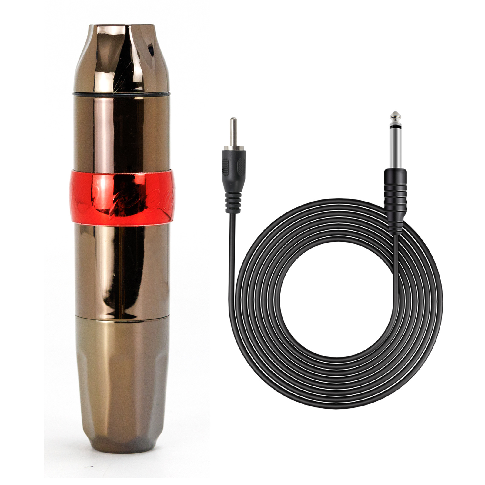 Máquina de tatuaje de motor de cohete línea de corte para principiantes equipo de tatuaje de niebla máquina todo en uno Xia 'an pluma de plástico de tatuaje de motor