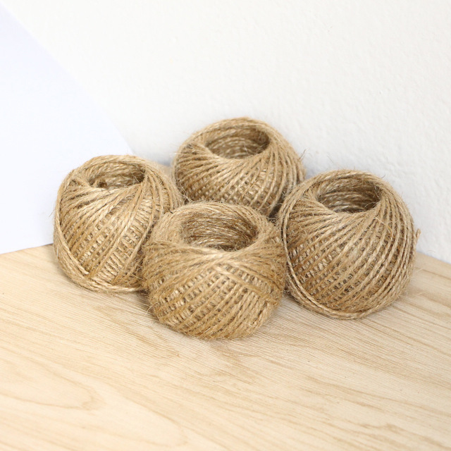 Jute Rope Twist Home Rope Handmade DIY Material Rope Photo Wall Outdoor Decoration Bundle Cat Claw Cotton Twist