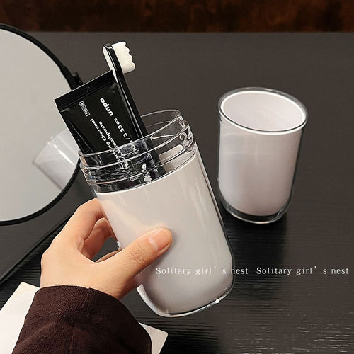 Travel toothbrush cup travel supplies portable toothbrush storage box mouthwash cup travel kit for men and women business trips hair care set