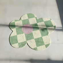 少女心圆地毯糖果色地垫卧室床边毯可爱耐脏防滑毯大面积全铺脚垫