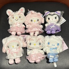 お手頃価格のクロミメロディー子羊kt猫白猫バレエ服シリーズぬいぐるみペンダント