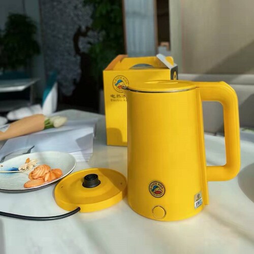 Hello Little Yellow Duck G.DUCK electric kettle thickened stainless steel food-grade kettle double-layer insulated kettle