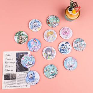 Hatsuo Future Animation Q Version MIKU Surrounding Bar Pendant Frosted Badge Badge Custom Pin Millet
