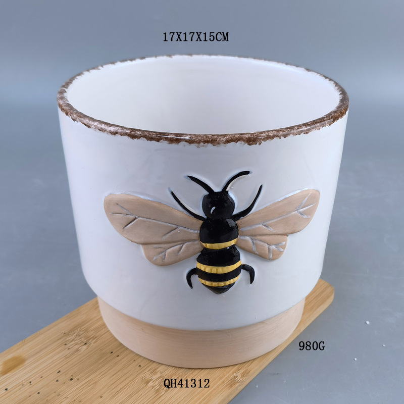 Tazo de loto de cerámica personalizado, ornamentos de flores, tazón de semillas de loto, maceta de lotus, arquivos de flores de Jianshan, recipientes de maceta de flores, pendulares