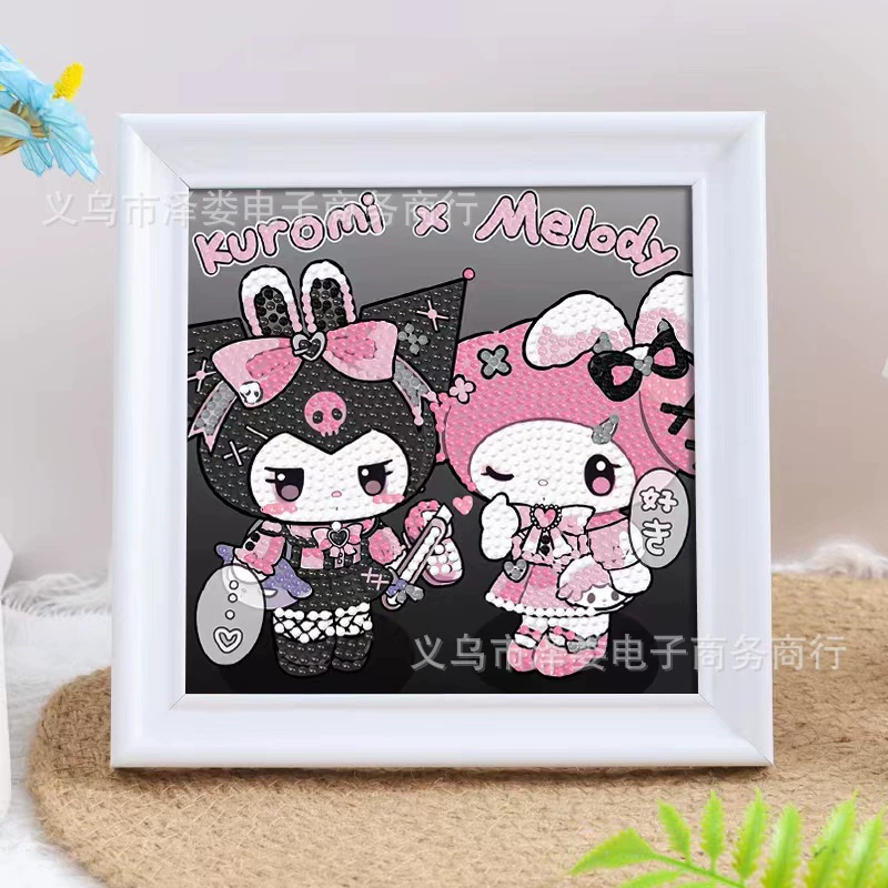 Набор для алмазной вышивки (Sanrio) Пикачу в раме, 17×17 см, комплект для полного стежка DIY