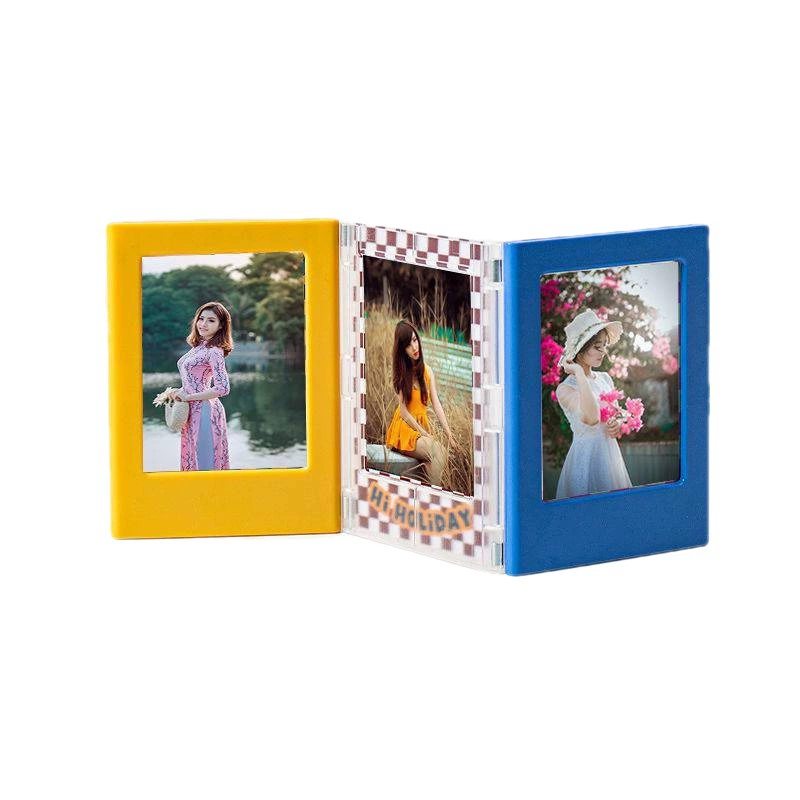 Polaroid, fridge magnet, magnetic transparent variable table photo frame, stand, 3inch