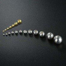 S925銀珠圓珠光珠金珠DIY散珠隔珠手編配件手鏈項鏈鍍黃金銀珠子
