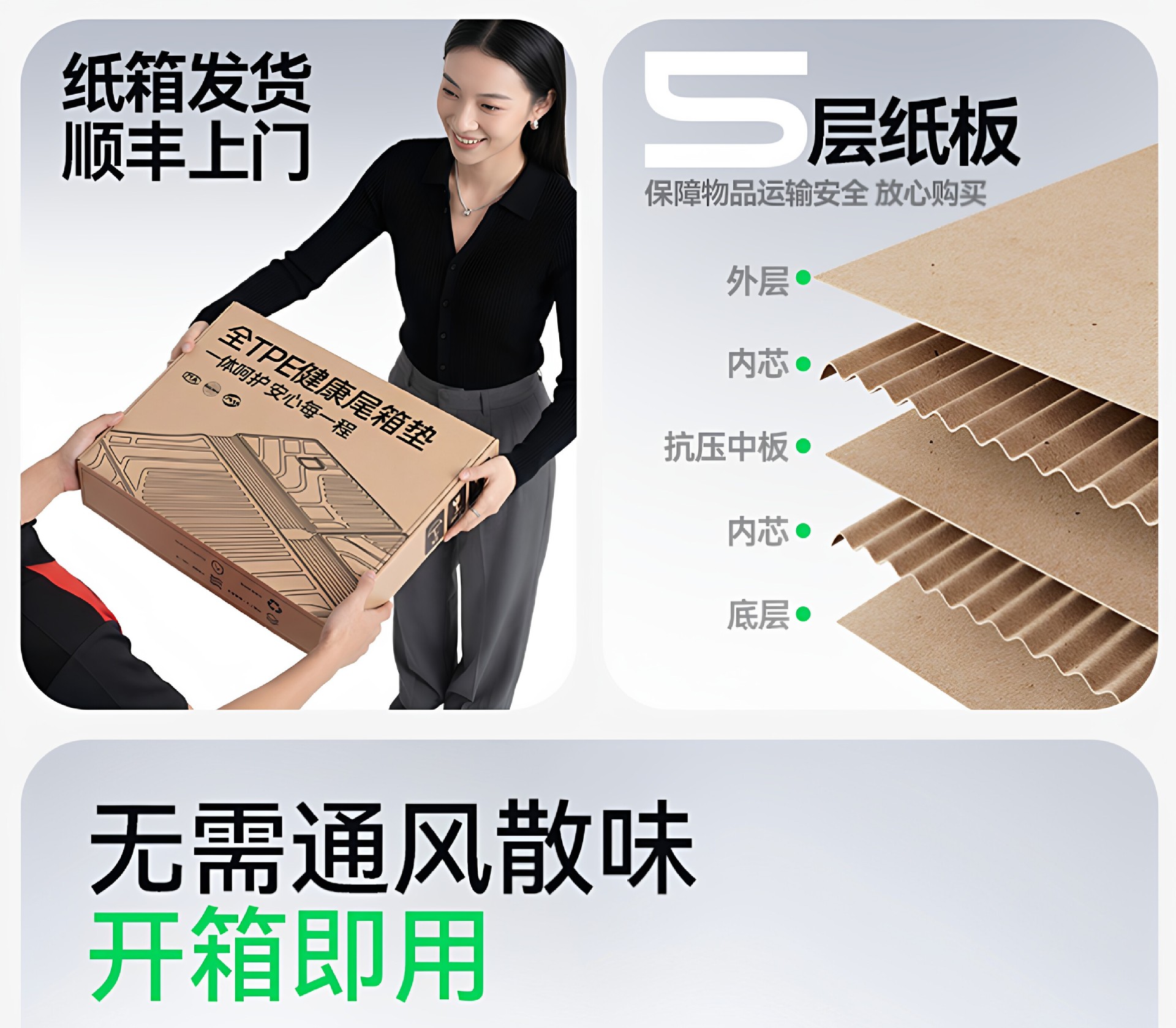 Suitable for Ideal I6/L6/L7/I8/L9/L8 Front and Rear Trunk Mats, Tpe Car-Specific 26 New Model Trunk Mats