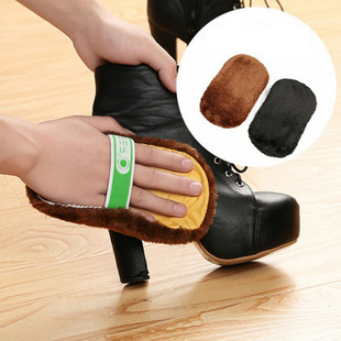 Wool-like shoe polishing gloves polishing polishing shoe cleaning cloth cover leather coat leather bag leather shoes cleaning cloth batch