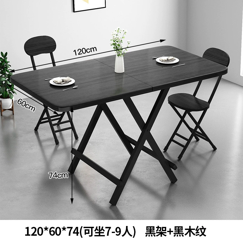 Складной стол стол домашний прямоугольный простой обеденный стол на открытом воздухе стойло портативный стол и стулья оптом