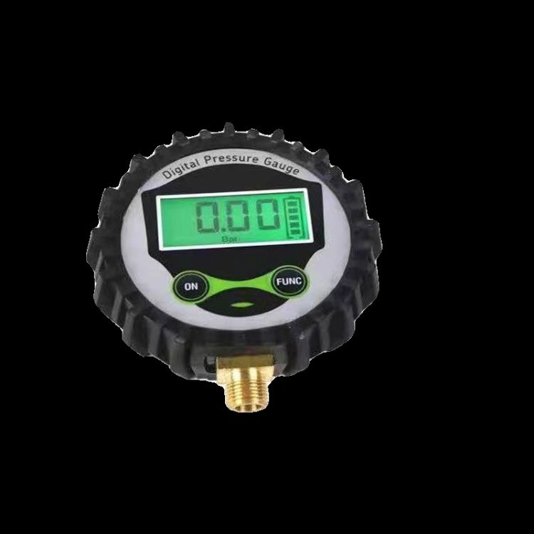 Oil-immersed digital high-precision car tire pressure gauge, vehicle tire pressure gauge, tire air pressure gauge, tire pressure inflator gun head