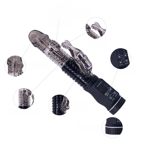 Adult products female artificial penis battery-powered automatic retractable rotating vibrating wand masturbator sex toy vibrator