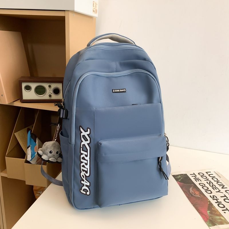 初中生新款高颜值书包高中生男大容量双肩包女大学生轻便旅行背包
