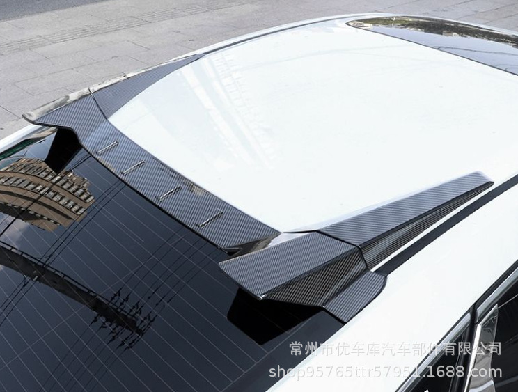 Suitable for the tenth generation of Civic modified tail fixed wing Civic running wing rear spoiler non-perforated TR Top Wing
