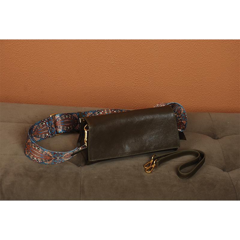 Ladies Leather Shoulder Bag Versatile Underarm Clutch Handbag_voghion.com