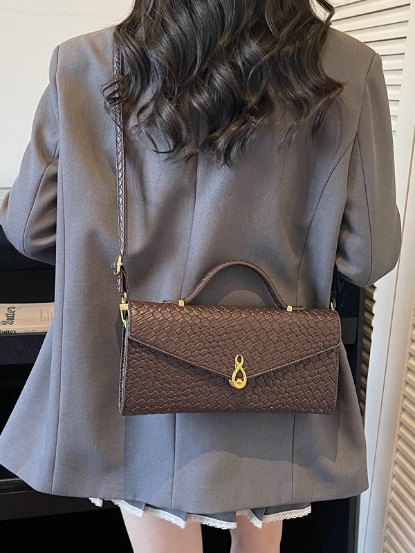 Nicho trenzado bolso de patrón de mujer 2026 bolso de moda retro lujoso exterior bolso de hombro sobre image 1