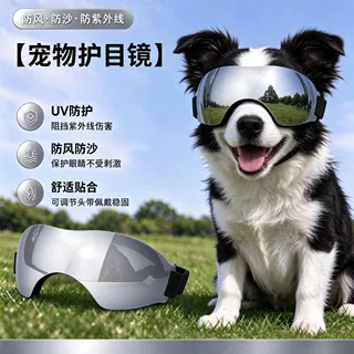 跨境宠物眼镜防紫外线运动护目镜猫咪炫酷防护太阳镜防爆宠物风镜