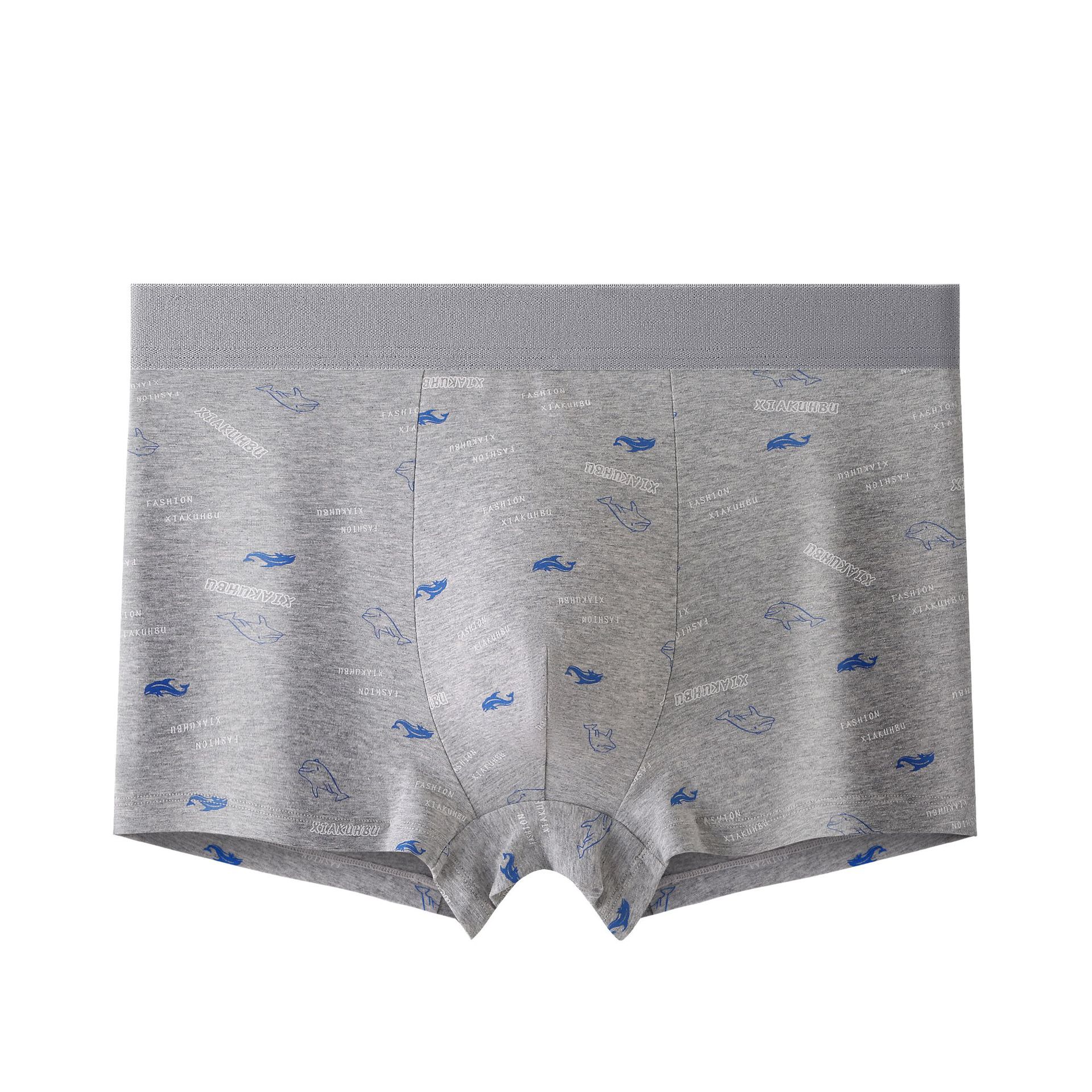 Ropa interior de algodón Hombre antibacteriano entrepierna juvenil Boxer shorts deportes más tamaño Boxer shorts Hombre Ropa interior de algodón puro