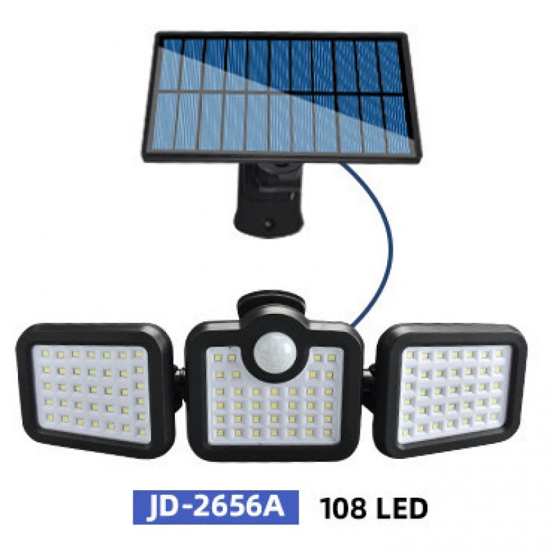 lámpara solar de pared multigrotación dividida lámpara de calle impermeable villa patio inducción del cuerpo humano lámpara de iluminación de carretera