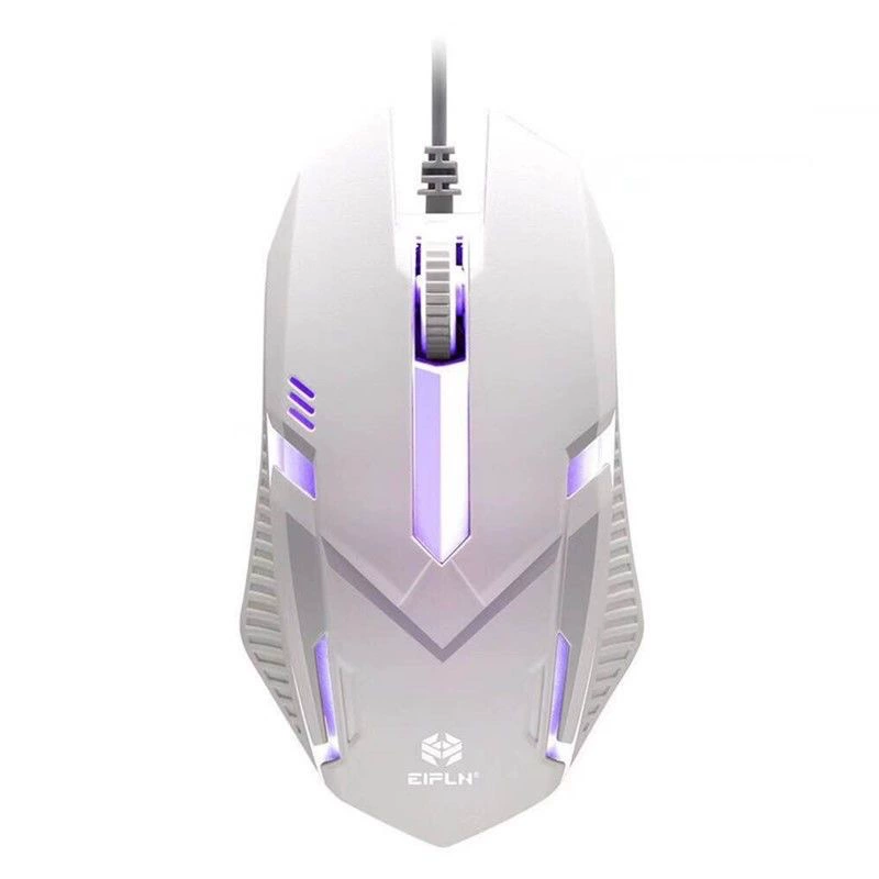 Игровая проводная светодиодная мышь USB для ноутбука настольного компьютера офиса дома с семикрасной подсветкой мышь для игр