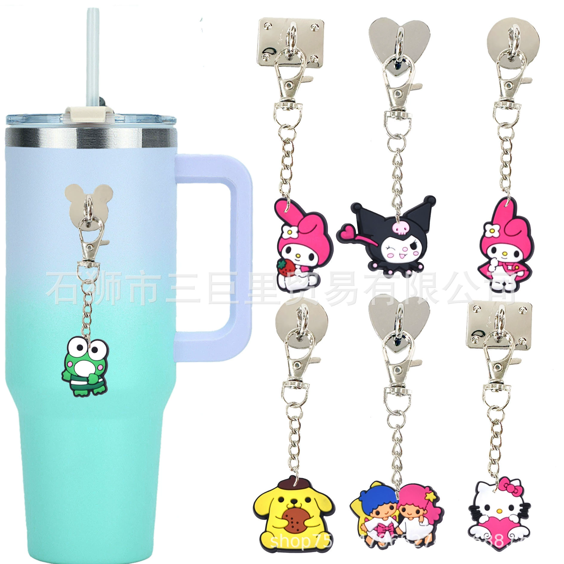 Hello Kitty, мультяшные аксессуары, подвеска, стекло, для импорта