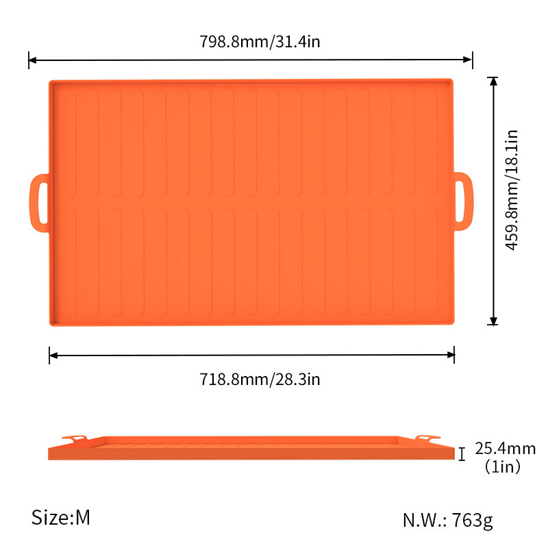 Nueva silicona multi-función Parrilla de barbacoa de silicona estera de la barbacoa horno de barbacoa