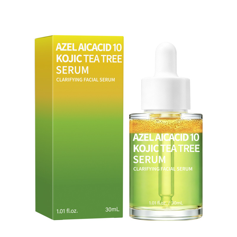 Cross-Border Tk Hot-Selling Amazon Hydrating Azelaicacid 10 Ceramide Tea Tree Essence 30ml