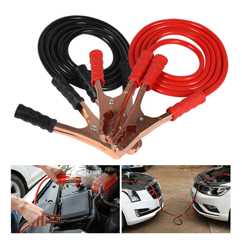 Cables de emergencia para batería de coche de 1000A, núcleo de cobre