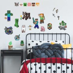 クロスボーダー Minecraft ランアウェイ Minecraft ウォールステッカー リビングルーム 子供部屋 ウォールステッカー 3D 壊れた壁 ウォールステッカー