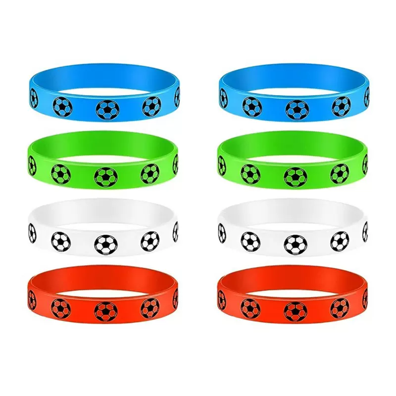 现货批发世界杯球谜手腕带派对活动football运动足球硅胶手环