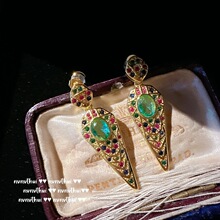 ���I�R������ʯ ���ζ��h Vintage �18K�� ����ʯ�ʌ��ʯ ���h