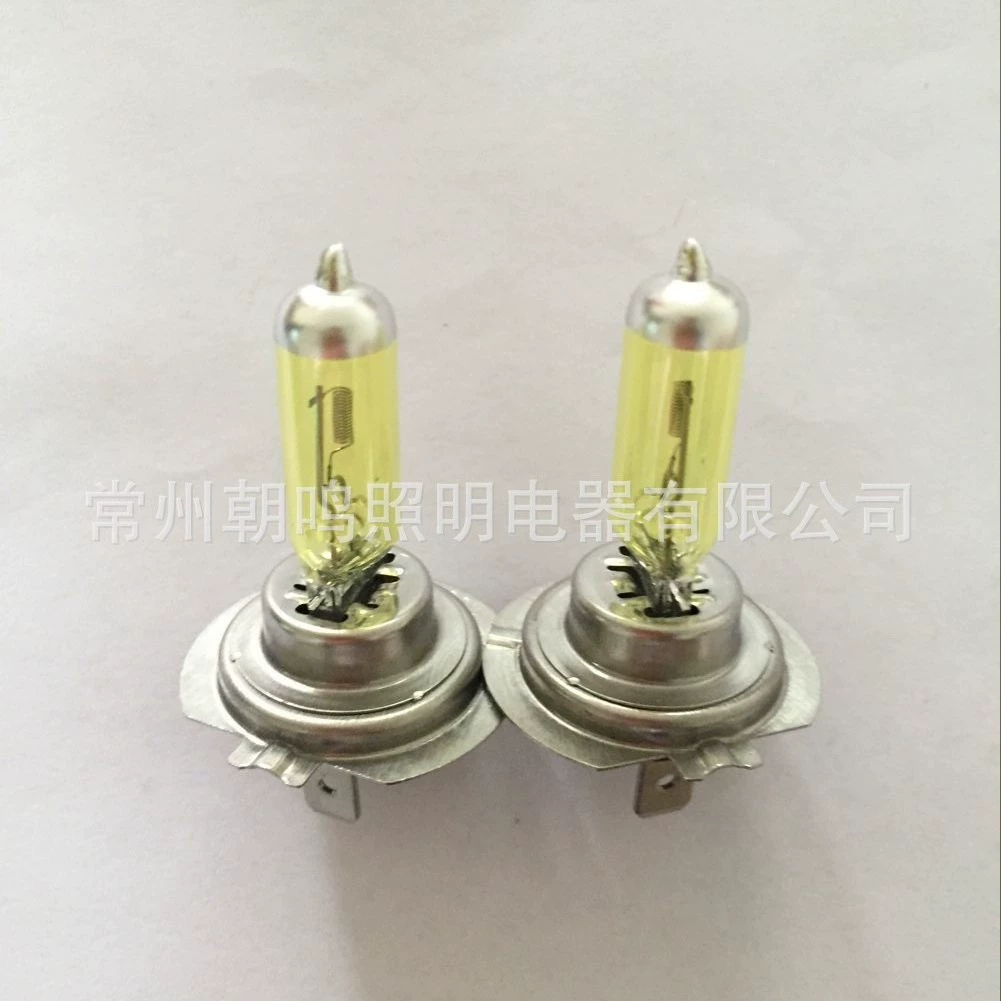 Автомобильная фара "H7 12V100W кварцевый золотой свет Ксеноновая галогенная лампа" оптом, прямые продажи