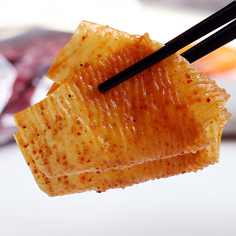 李鬱林老式大辣片80g/包8090後懷舊休閒零食麻辣條手撕麻辣片代發