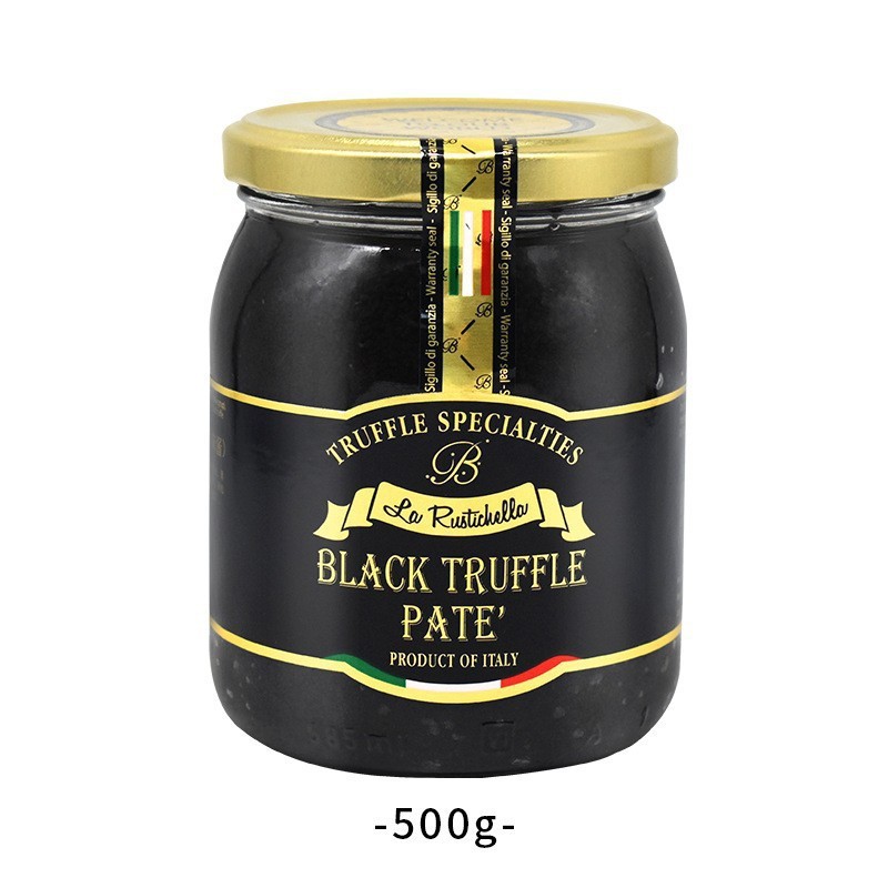 【包邮】 乐其雅黑松露菌酱500g  意大利原装进口黑松露酱意面菌