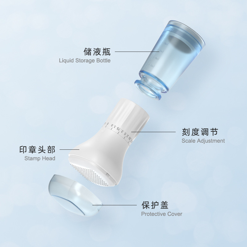 S2-140 Stamp Microneedle Adjustable Needle Length Water Light Introduction Instrument Skin Scalp Stamping Needle Cross-Border Hot New Model