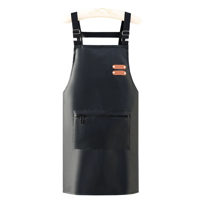 Фартук Водонепроницаемый и маслостойкий из мягкой кожи 2023 Новый стиль Домашняя кухня Женская взрывоопасная Талия Популярная в Интернете рабочая одежда для общественного питания