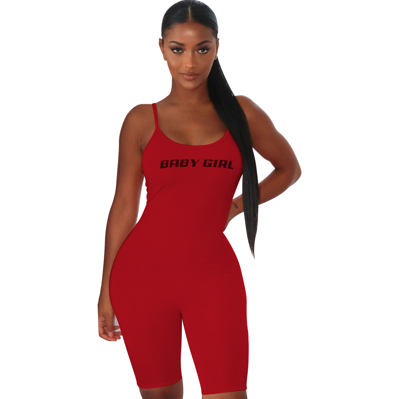 Women Site Solid Color Tight Backless Bodysuit
