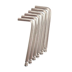 廠家直供內六角扳手批發球型波頭簡易扳手L型球頭扳手五金工具