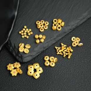 S925���y��24K���y�����Ƭ�ֹ�DIY�Ʒ�����ִ��朰ٴ�С���