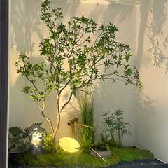 高級馬酔木シミュレーション緑植室内造景生植物装飾木ショーウインドー大型偽樹シンプル景観