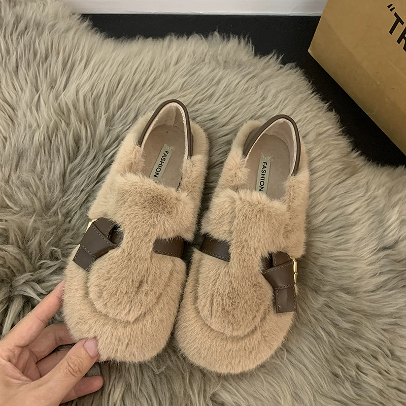 Mao Mao Shoe женские 2024 новые осенне-зимние однотонные Mary Zhen женские туфли, нежные вечерние туфли, парные детские туфли, тканевые (тканевые) туфли